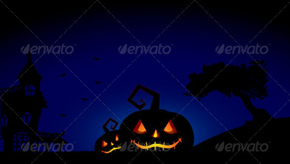 Halloween Pumpkins Background - Halloween Seasons/Holidays
