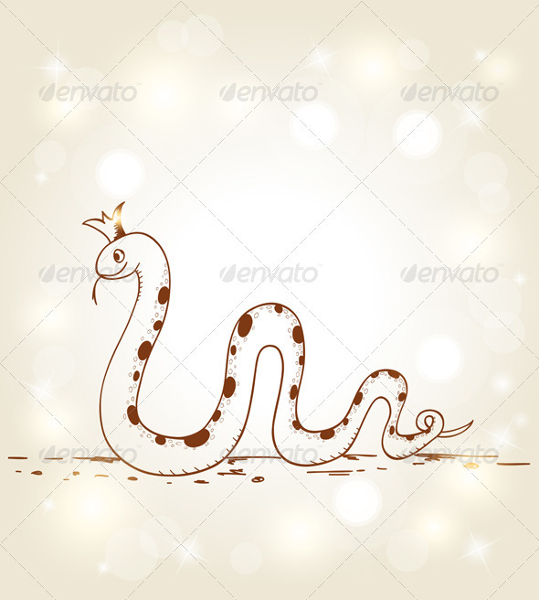 Background with Snake - New Year Seasons/Holidays