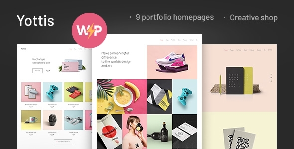 Yottis | Personal Creative Portfolio WordPress Theme + Store