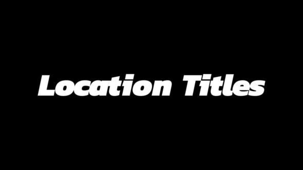 Location Title | After Effects