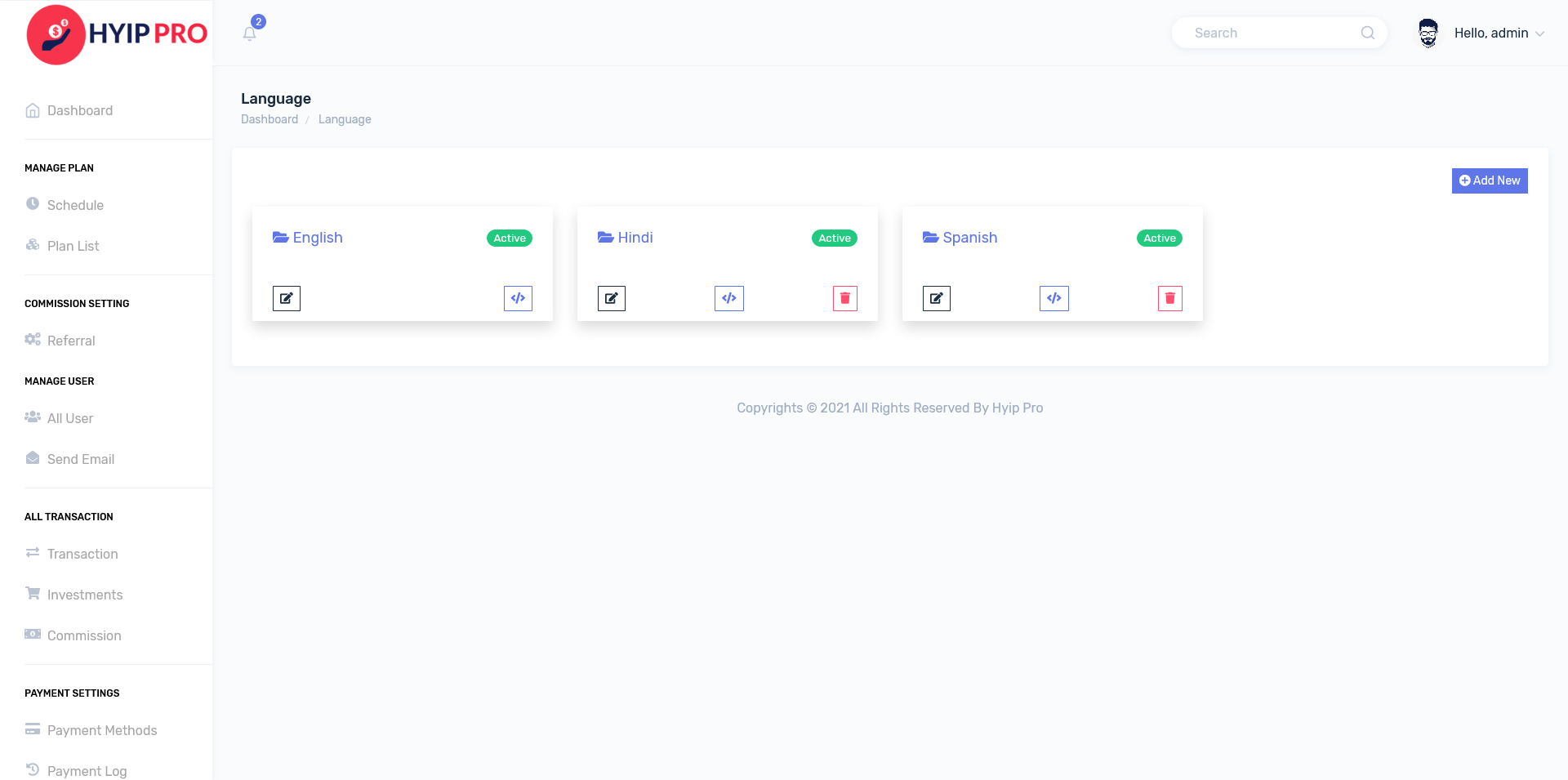 HYIP PRO A Modern HYIP Investmet Platform by bugfinder CodeCanyon