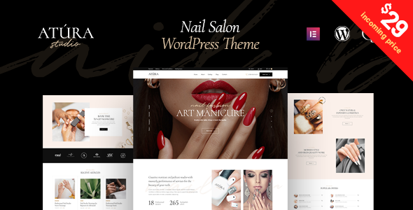 Atura - Nail Salon WordPress Theme