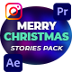 Merry Christmas Instagram Stories | MOGRT - VideoHive Item for Sale