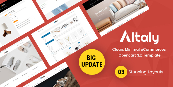 Altaly Multipurpose - Responsive Opencart 3.0 Theme