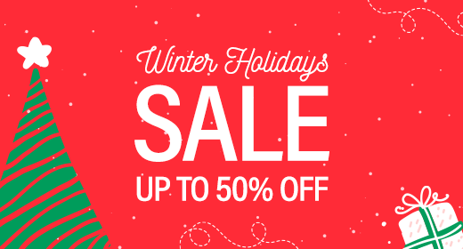 Up to 50% Off Winter Holiday Sale 2021
