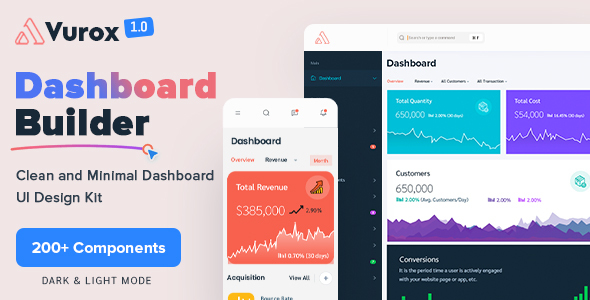 Vurox - Admin Dashboard UI KIT