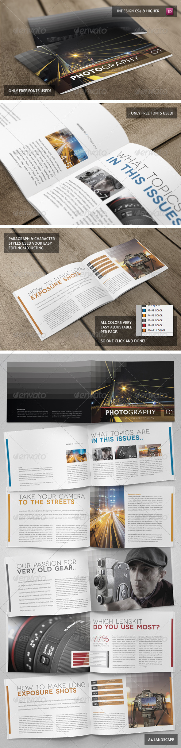 Stylish Clean Booklet - Brochures Print Templates