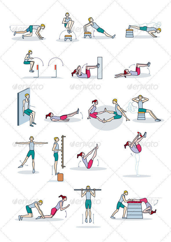 Strength Training Workout - Sports/Activity Conceptual