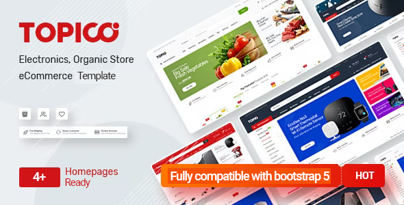 Fabulous Topico - Multipurpose eCommerce HTML5 Template