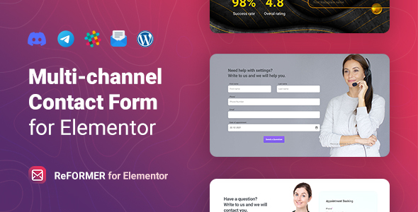 ReFormer – Multichannel Contact Form for Elementor