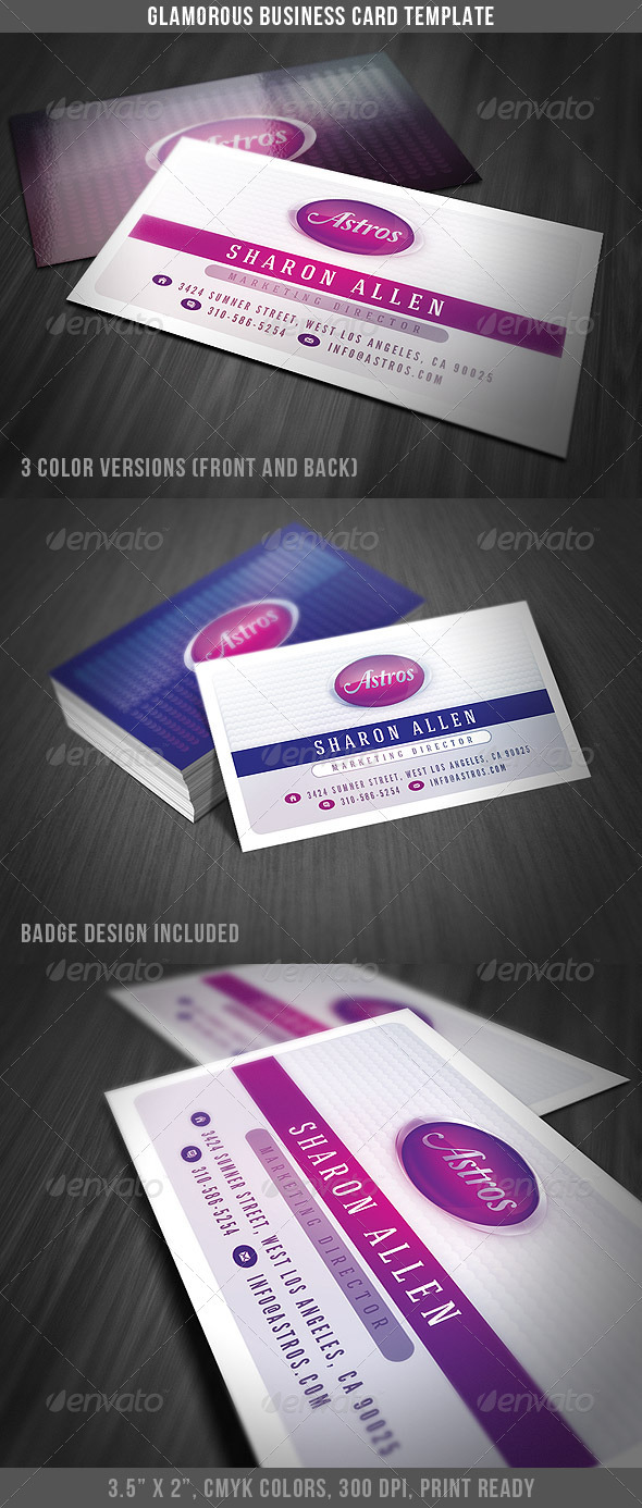 Creative & Glossy Business Card - Creative Business Cards