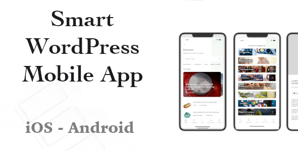 Smart WordPress React Native Mobile App