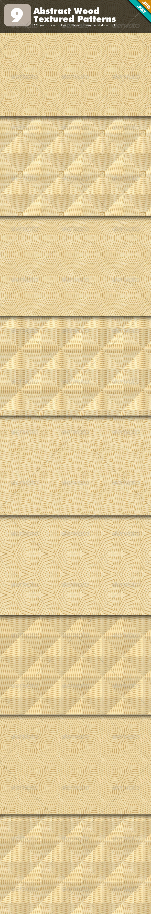 Abstract Wood Textured Patterns - Patterns Backgrounds