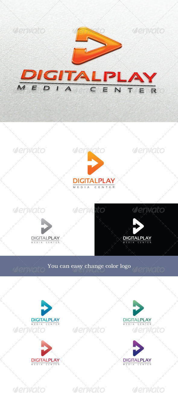 DigitalPlay Logo - Symbols Logo Templates