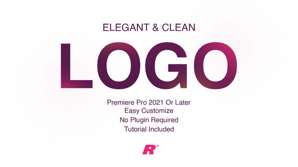 Elegant Clean Logo for Premiere Pro