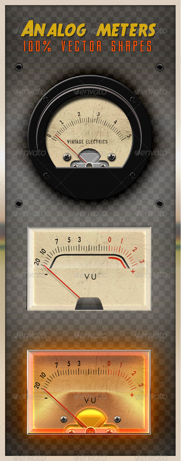 Analog Meters - Miscellaneous Web Elements