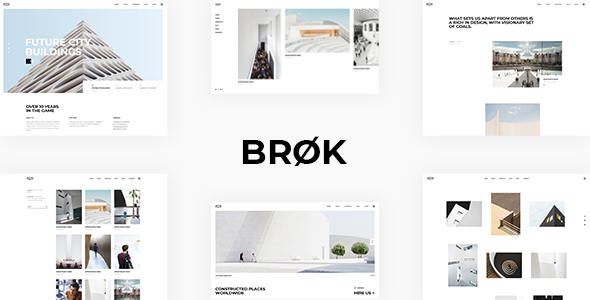 Brøk - Architecture Theme