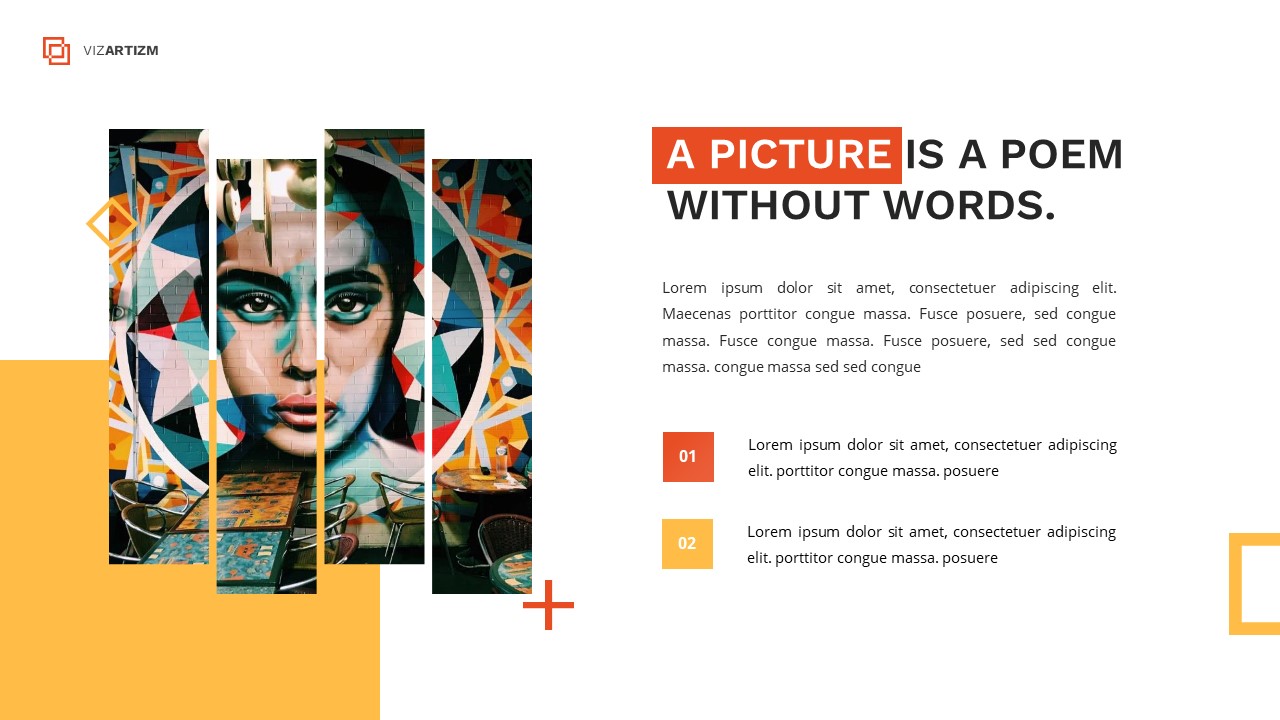 Vizartizm - Pop Art & Graffiti Powerpoint Template, Presentation Templates