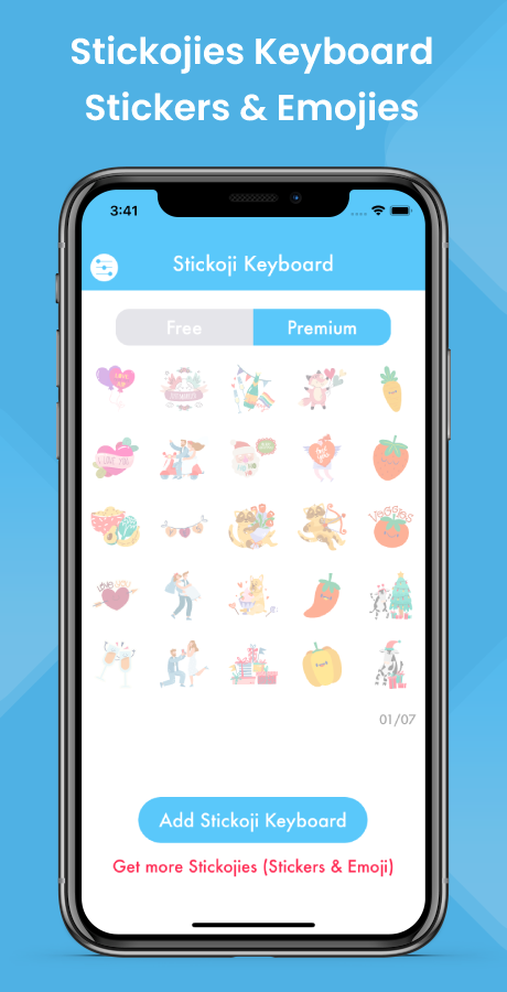 Stickojies Keyboard - Stickers & Emojis Keyboard by AppLabs2205 ...