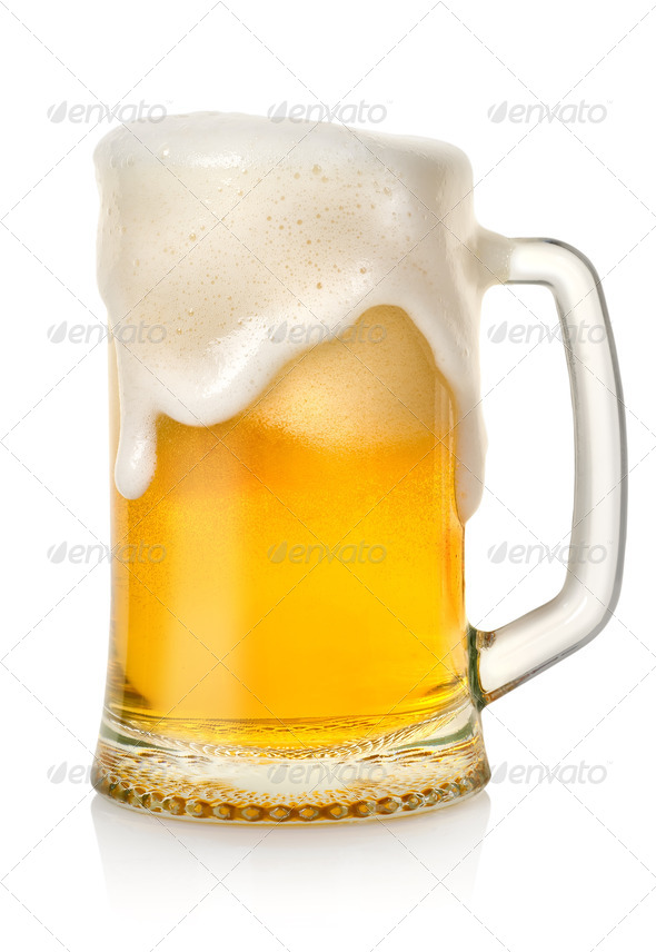 Mug with beer - Stock Photo - Images