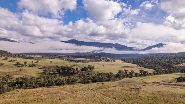 Snowy River Station Flyover Hyperlapse alt