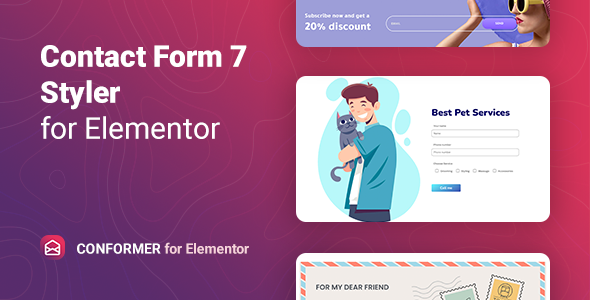 Contact Form 7 styler for Elementor – ConFormer