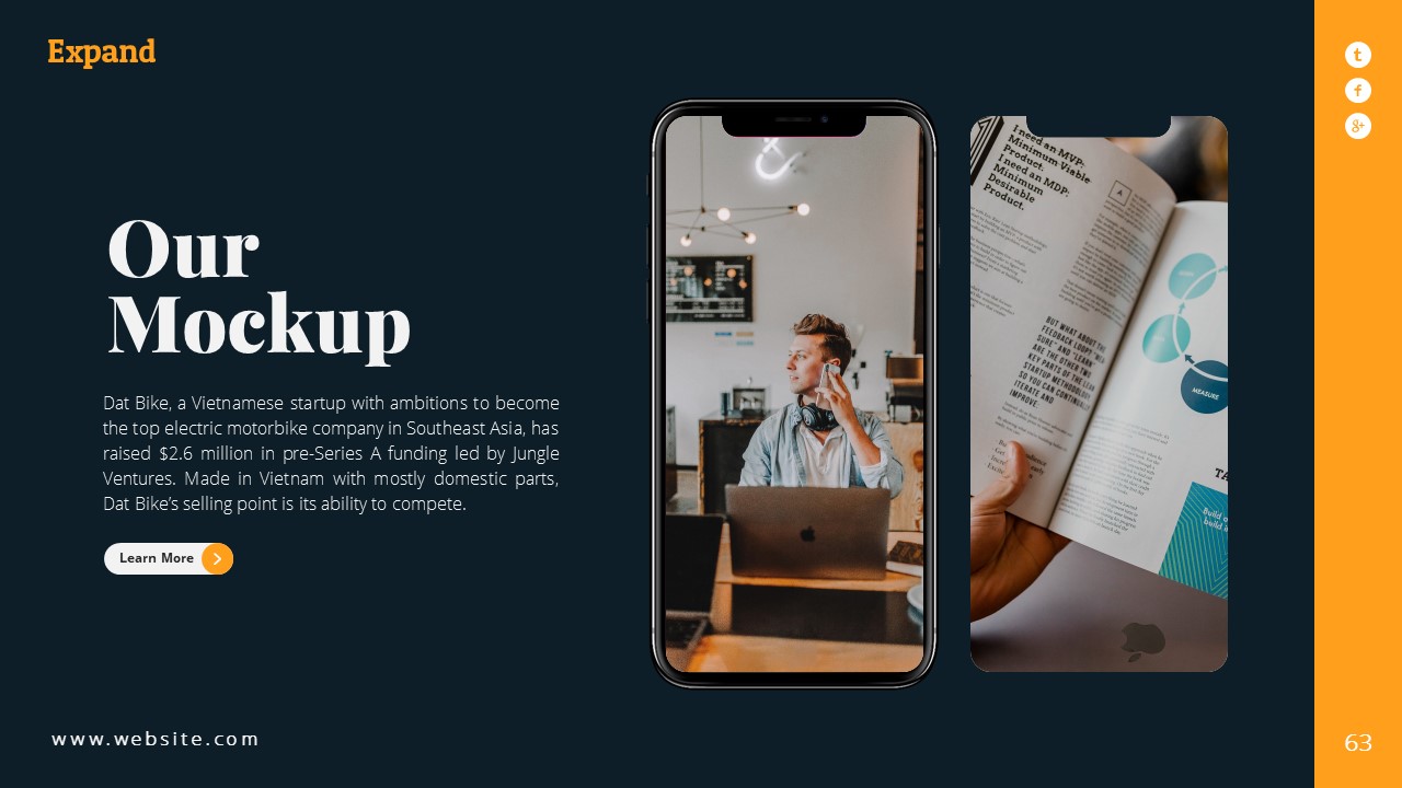 Expand Startup Presentation Template, Presentation Templates | GraphicRiver