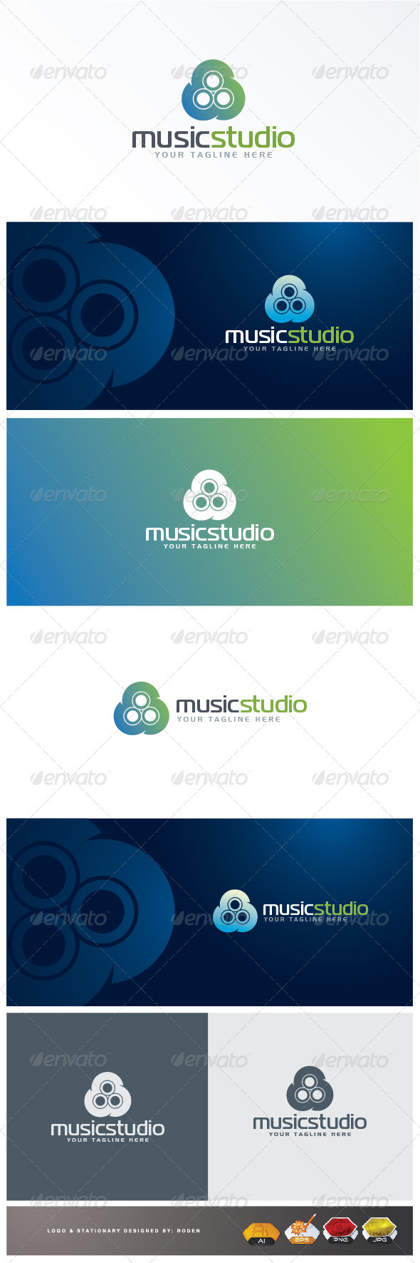 Music Logo - Symbols Logo Templates