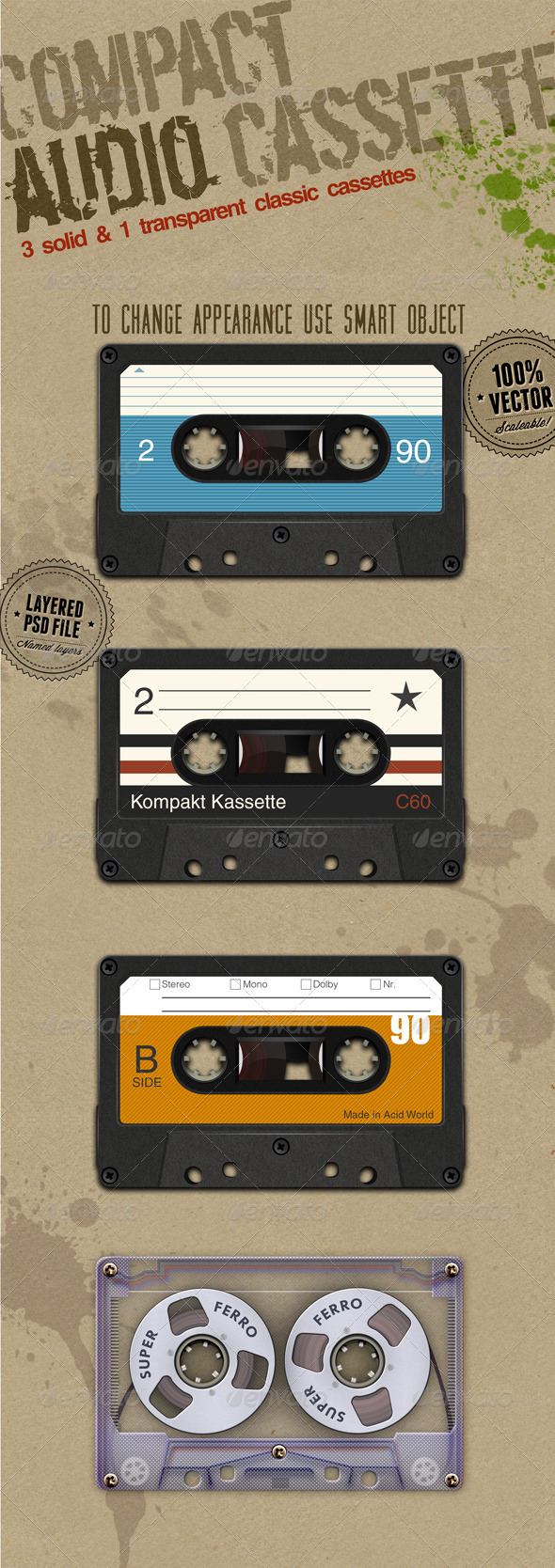 Audio Cassettes - Miscellaneous Graphics