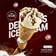 Ice Cream Social Media Post Template