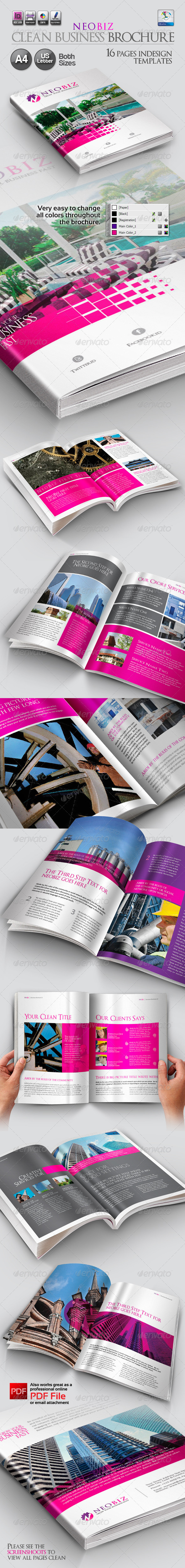 NeoBiz Clean Business Brochure - Corporate Brochures