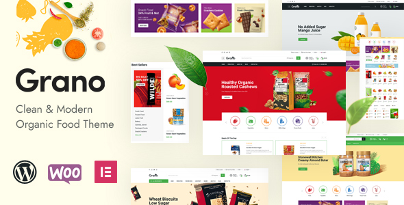Grano – Organic & Food WordPress Theme