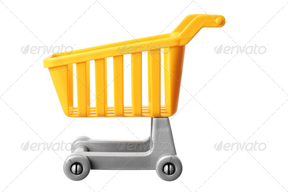 Miniature Shopping Trolley - Stock Photo - Images