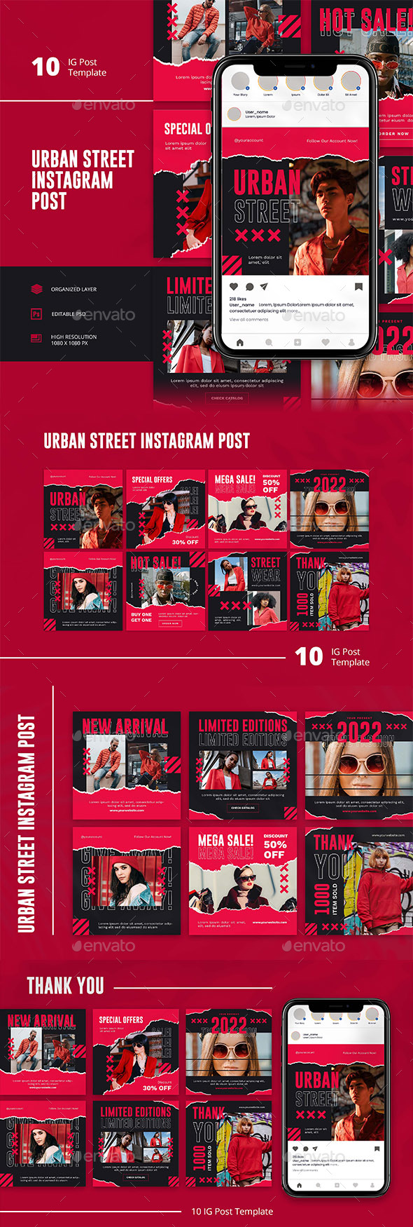 Urban Street Instagram Post Template