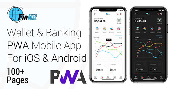 FinHit - Wallet & Banking PWA Mobile Application