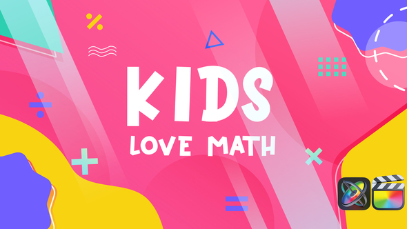 Kids Love Math - Slideshow | Apple Motion & FCPX