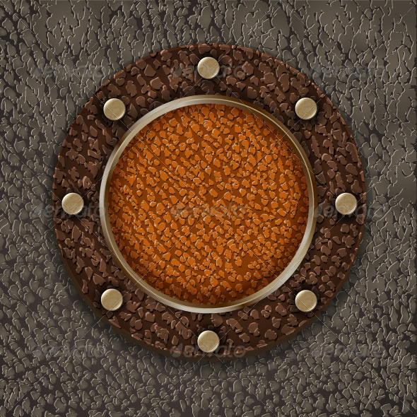 Leather label - Backgrounds Decorative