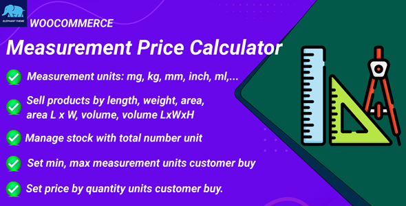 Measurement Price Calculator for WooCommerce