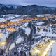 Zakopane Town under Giewont Mount in Winter. Aerial Drone View - PhotoDune Item for Sale