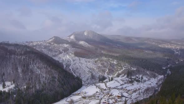Aerial Winter Landscape 