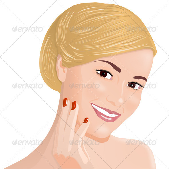 Woman Smile Portrait - People Characters