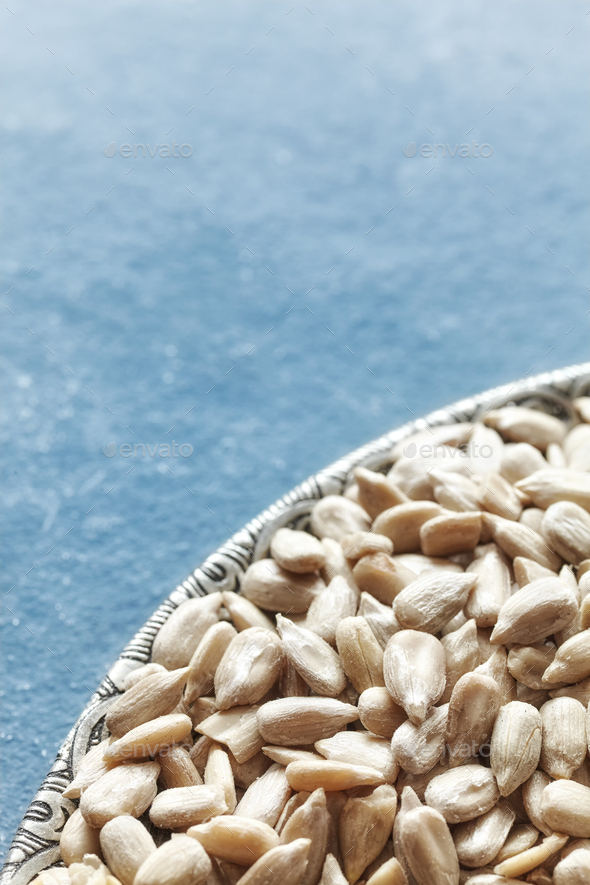 Raw sunflower seed kernels. - Stock Photo - Images