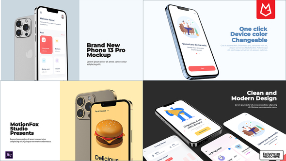 App Presentation | Phone 13 Pro Mockup
