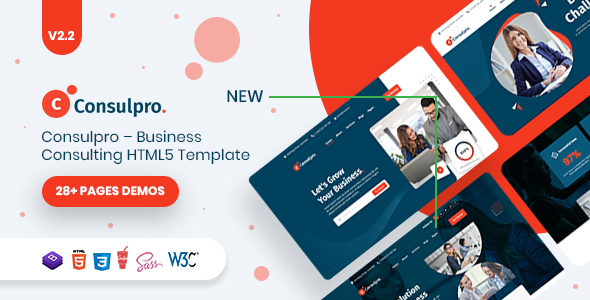 Consulpro – Business Consulting  HTML5 Template