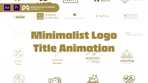 Minimalist Logo Title Animation Kit