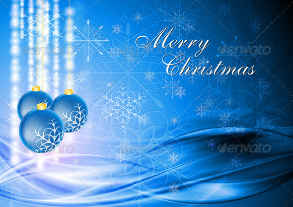 Abstract Christmas background. Vector illustration - Christmas Seasons/Holidays