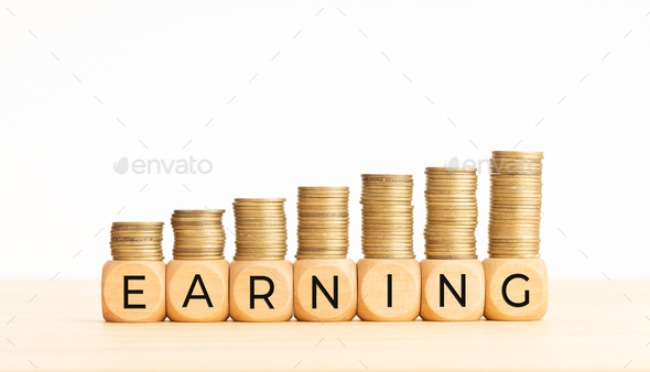 Earning money concept - Stock Photo - Images