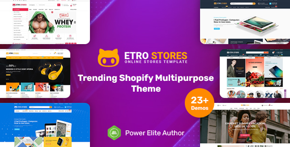 EtroStore - Tema multipropósito de Shopify para comercio electrónico receptivo