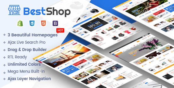 BestShop -  Multipurpose Responsive Shopify Theme with Sections