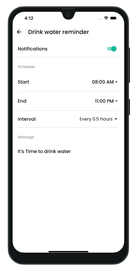 Men Lose Weight & Water Reminder - Flutter App for Android & iOS by ...